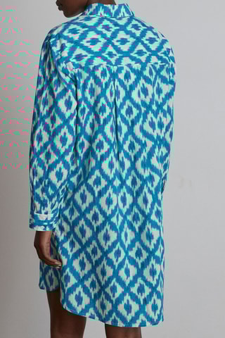 Vestido camisero Goberte - Turquesa