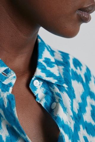 Vestido camisero Goberte - Turquesa