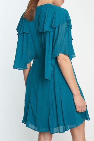 Vestido evasé Nina Índigo