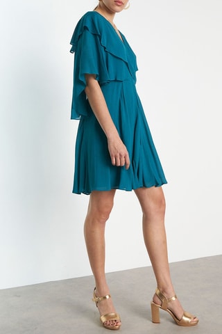 Vestido evasé Nina Índigo