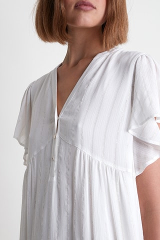 Vestido trapecio Crudo