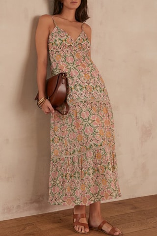 Vestido comprido - Rosa