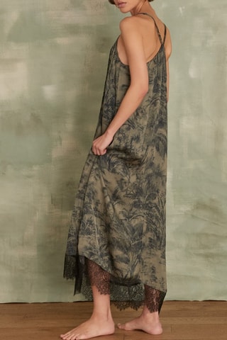 Vestido comprido - Caqui