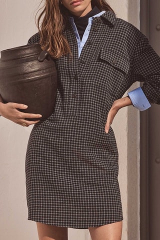 Vestido direito - Preto