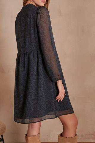 Vestido trapecio - Azul marino