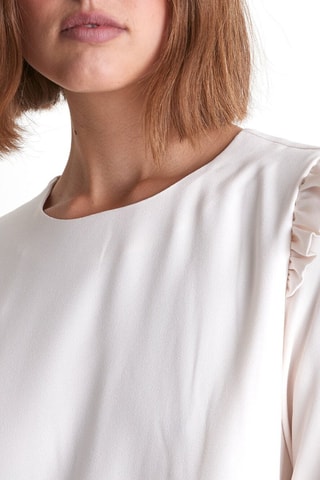 Vestido recto - Crudo