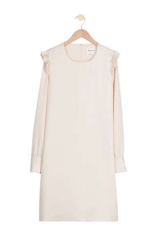 Vestido recto - Crudo