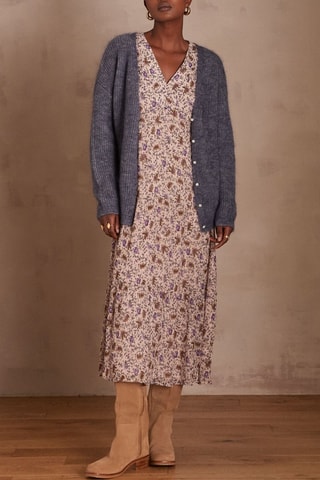 Vestido midi - Beige