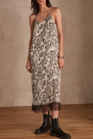 Vestido recto - Crudo