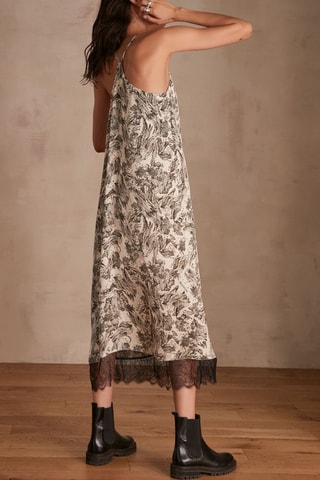 Vestido recto - Crudo