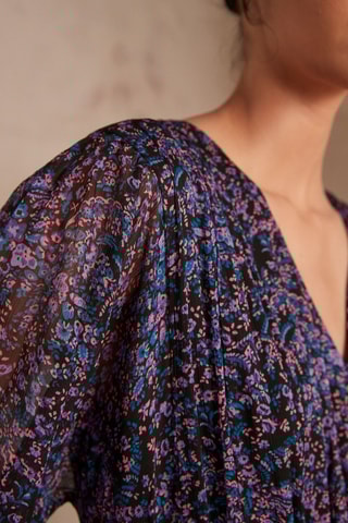 Vestido estilo patinadora - Violeta