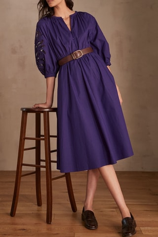 Vestido estilo patinadora - Violeta
