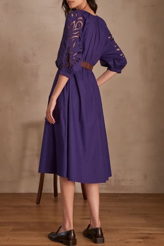 Vestido estilo patinadora - Violeta