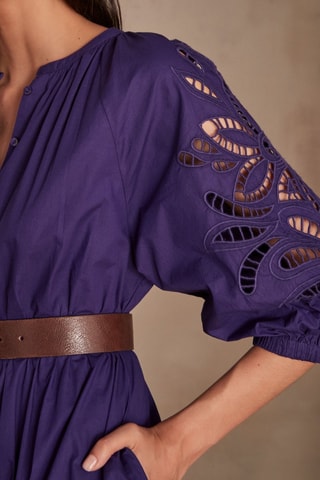 Vestido estilo patinadora - Violeta