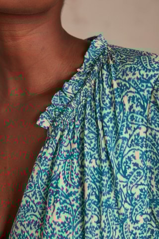 Vestido comprido - Turquesa