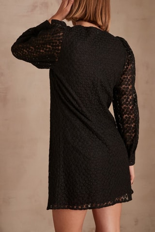 Vestido recto - Negro