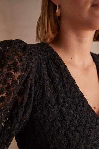 Vestido recto - Negro