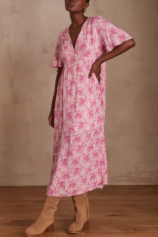 Vestido direito - Rosa