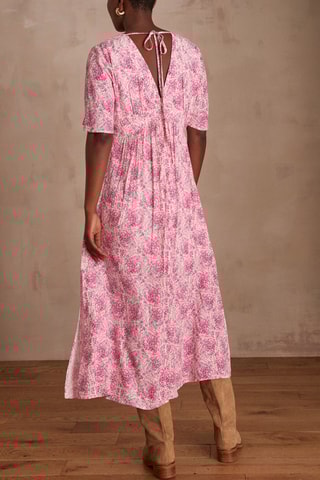 Vestido direito - Rosa