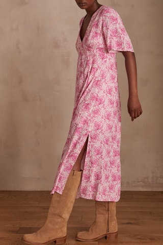 Vestido direito - Rosa