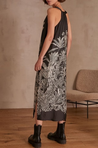 Vestido midi - Negro