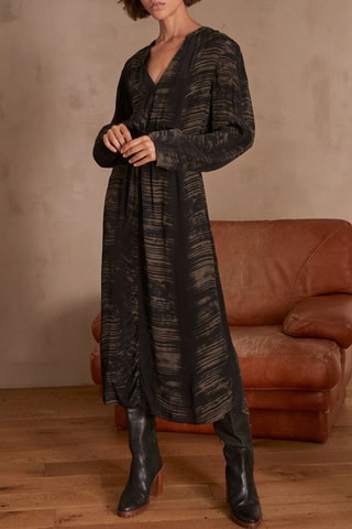 Vestido midi - Caqui