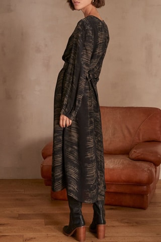 Vestido midi - Caqui