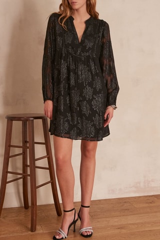 Vestido trapecio - Negro