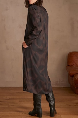 Vestido midi - Negro