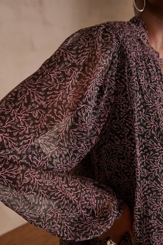 Vestido trapézio - Bordô