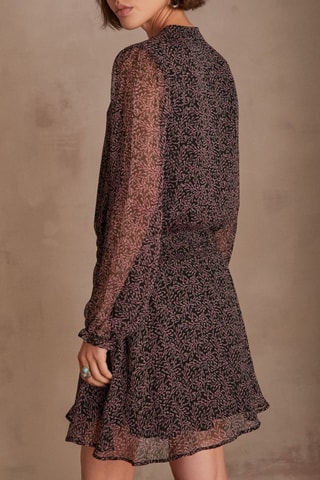 Vestido estilo patinadora - Bordô