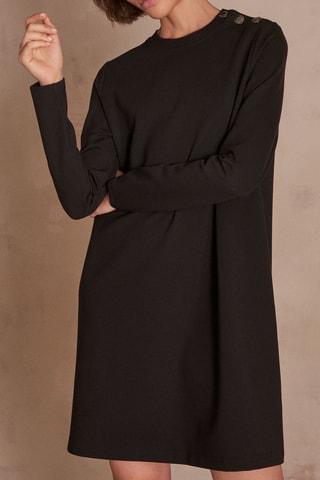 Vestido trapézio - Preto
