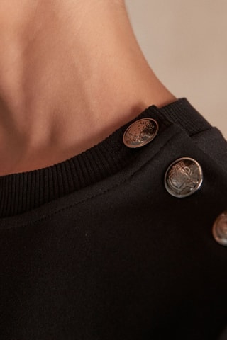 Vestido trapézio - Preto