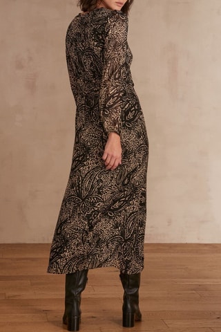 Vestido traçado - Preto