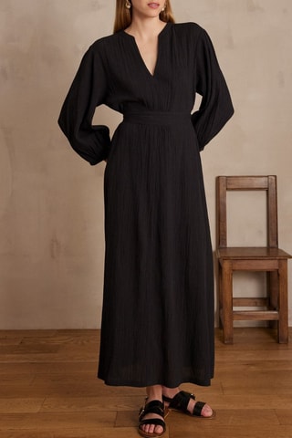 Vestido largo - Negro