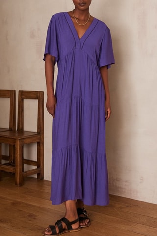 Vestido largo - Violeta