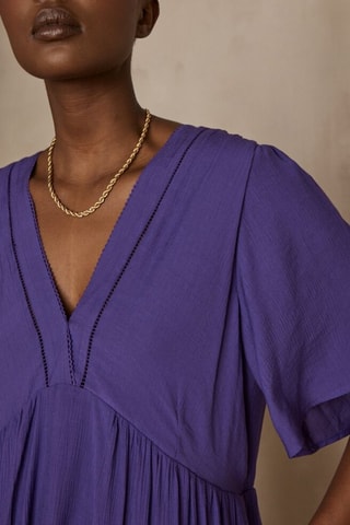 Vestido largo - Violeta