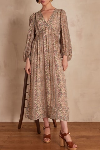 Vestido largo - Beige