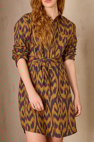 Vestido recto - Marrón claro