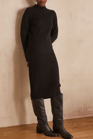 Vestido-camisola - Preto