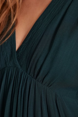 Vestido comprido - Verde-escuro