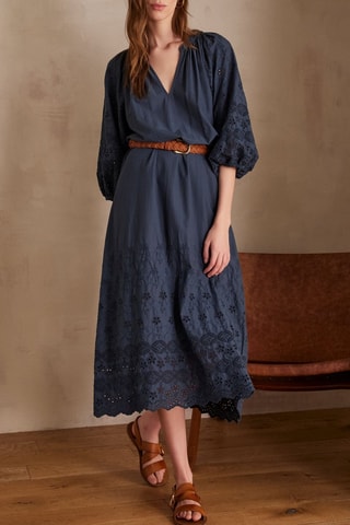 Vestido midi - Antracita