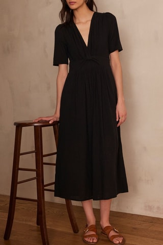 Vestido midi - Negro