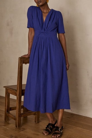 Vestido midi - Azul rey