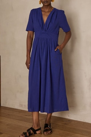 Vestido midi - Azul rey