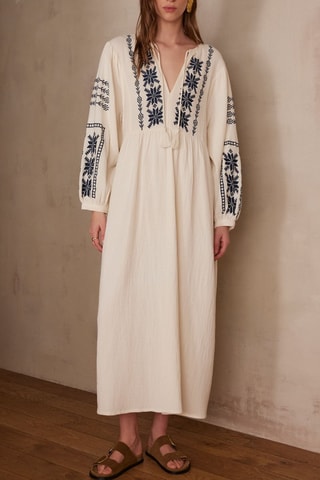 Vestido largo - Crudo