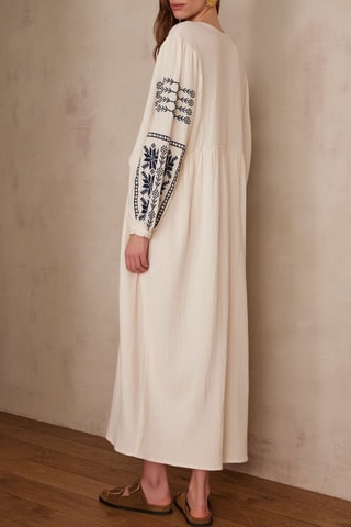 Vestido largo - Crudo