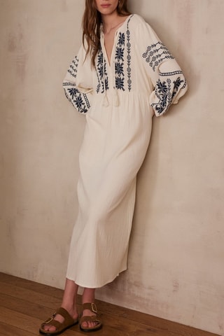 Vestido largo - Crudo