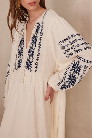 Vestido largo - Crudo