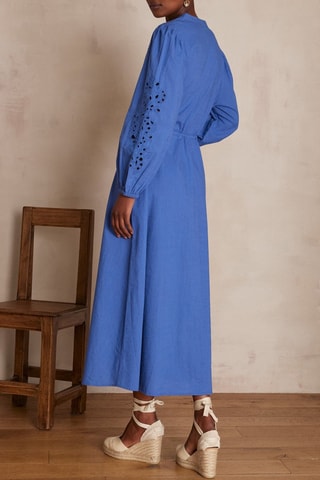 Vestido camisero - Azul